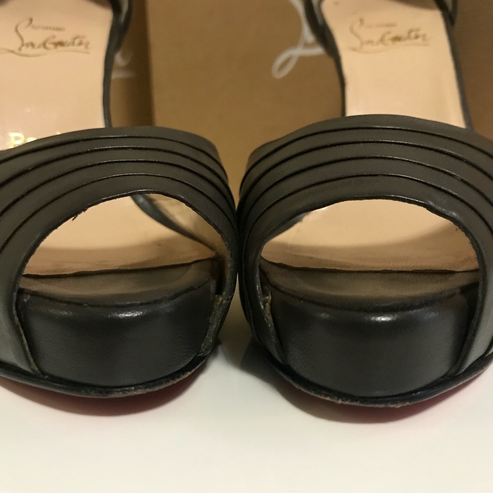 Christian Louboutin Armadillo Peep Toe Pump 36.5 6 - Picture 6 of 8